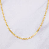 Cadena China 2.25g / 40cm / 1.5mm Oro Amarillo 18K