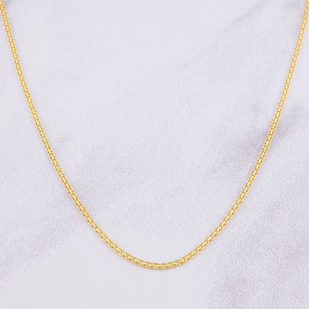 Cadena China 2.55g / 45cm / 1.5mm Oro Amarillo 18K