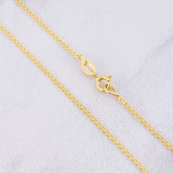 Cadena China 2.5g / 45cm / 1.5mm Oro Amarillo 18K