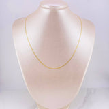 Cadena China 2.5g / 45cm / 1.5mm Oro Amarillo 18K