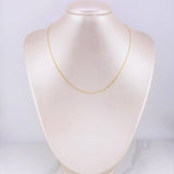Cadena China 2.3g / 40cm / 1.5mm Oro Amarillo 18K