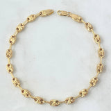 Pulso GC Texturizado Tornillo 4.5gr / 20cm / 4.5mm Diamantado Oro Amarillo 18K