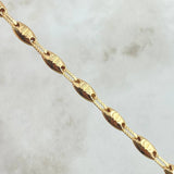Pulso Rustico Tornillo 5.45gr / 21cm / 5.6mm Texturizado Oro Amarillo 18K