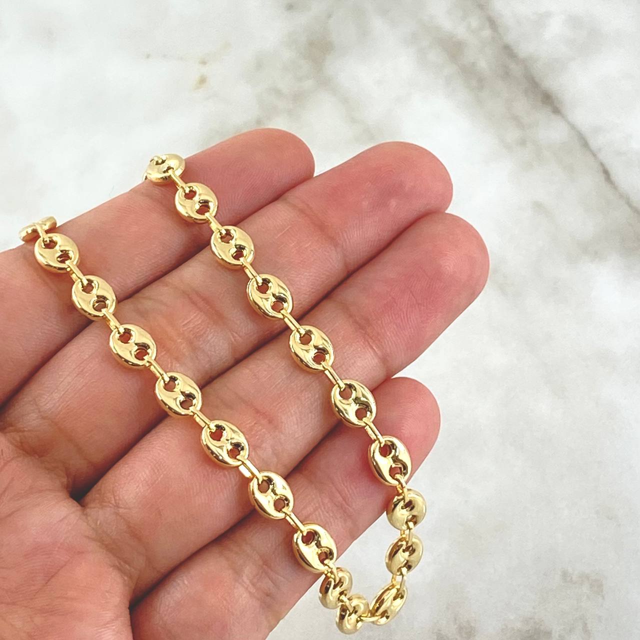 Cadena GC 11.7gr / 60cm / 5.6mm Lisa Oro Amarillo 18K