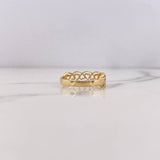 Anillo Corazones 2.3gr / T7 1/2 / Oro Amarillo 18K &