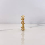 Anillo Rosas 4.6gr / T6 1/2 / Oro Amarillo 18K &