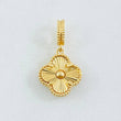 Dije Trebol 2.6gr / 2.3cm / Oro Amarillo 18K
