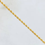 Cadena Lazo 5.35gr / 45cm / Oro Amarillo +3 18K ©