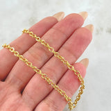 Cadena Lazo Roll-On 4.1gr / 50cm / Oro Amarillo +3 18K *
