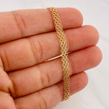Pulso Chino 3.5 g / 20.5 cm / 4.2 mm Oro Amarillo 18K