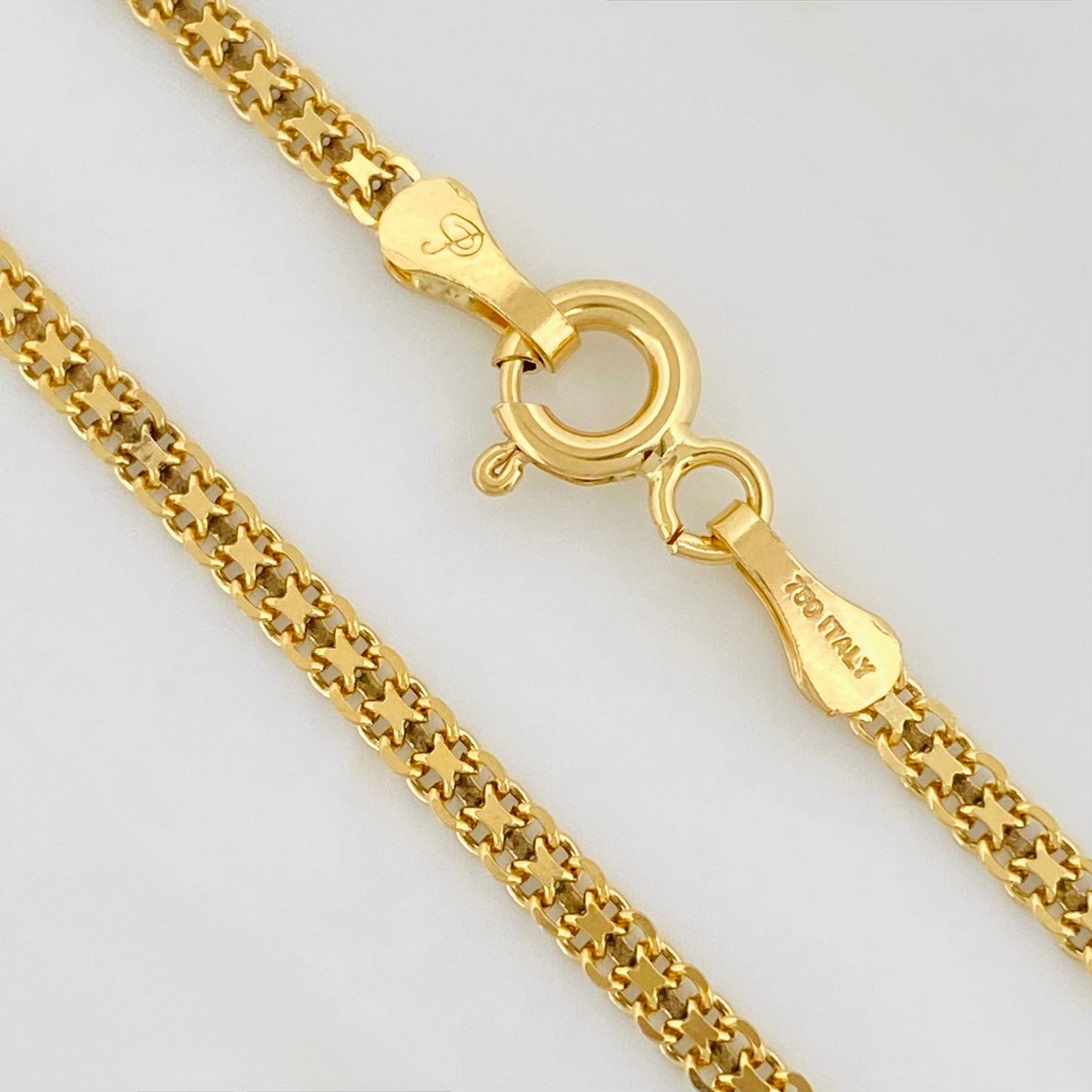 Pulso Chino 1.95g / 19cm / 2mm Oro Amarillo 18K