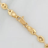 Tobillera Gc 3.8 g / 25 cm / 3.8 mm Oro Amarillo 18K