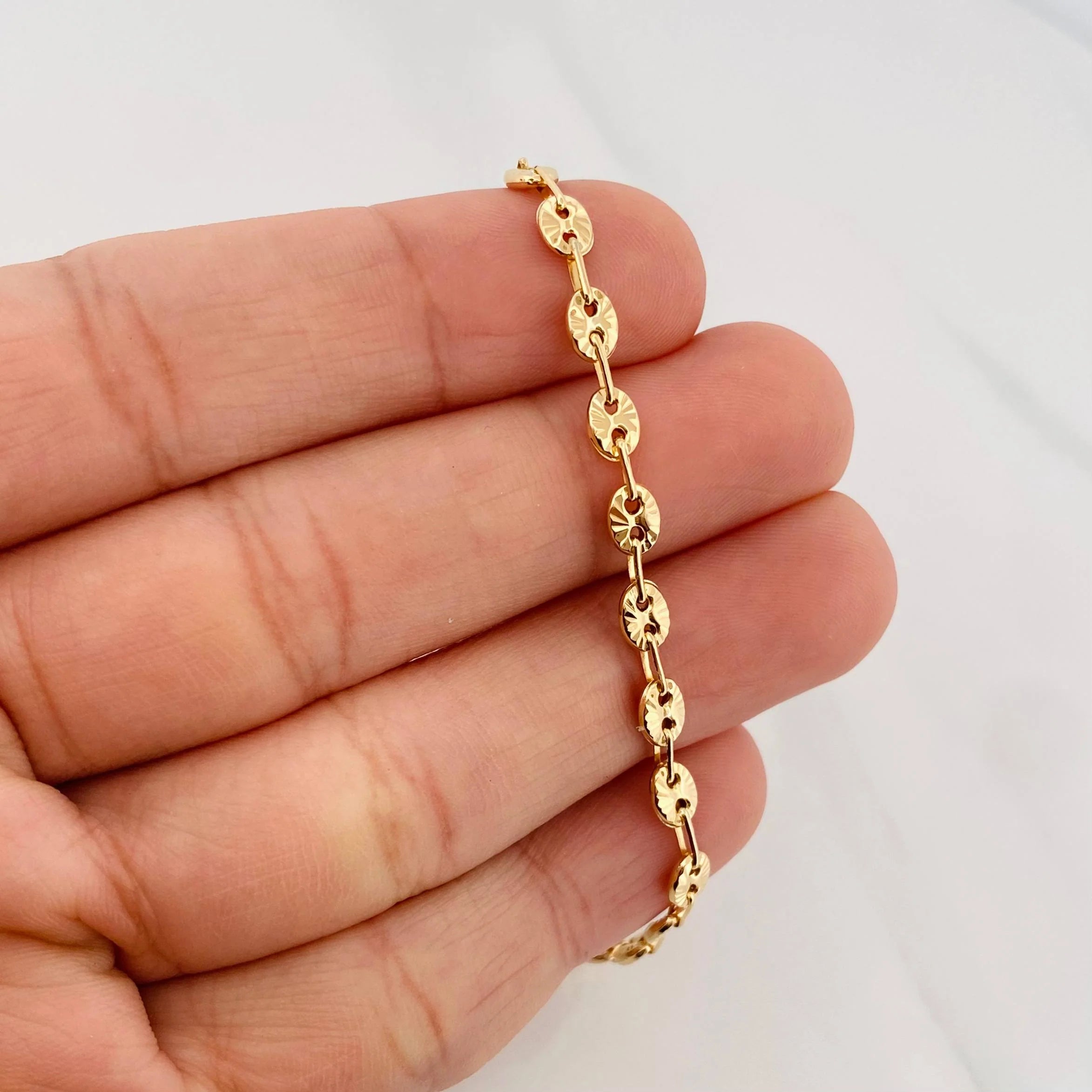Pulso Gc 3g / 20cm / 3.8mm Oro Amarillo 18K