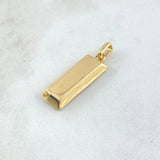 Dije Lingote  5.05gr / 3cm / Nac.Esp. Oro 18K &