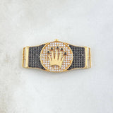 Herraje Corona RX 7.2gr / 3.7cm / Circones Negros Blancos Oro Amarillo 18K