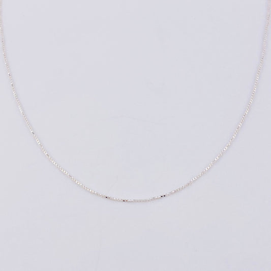 Cadena Veneciana 1 g / 40 cm / 0.85 mm Plata 925