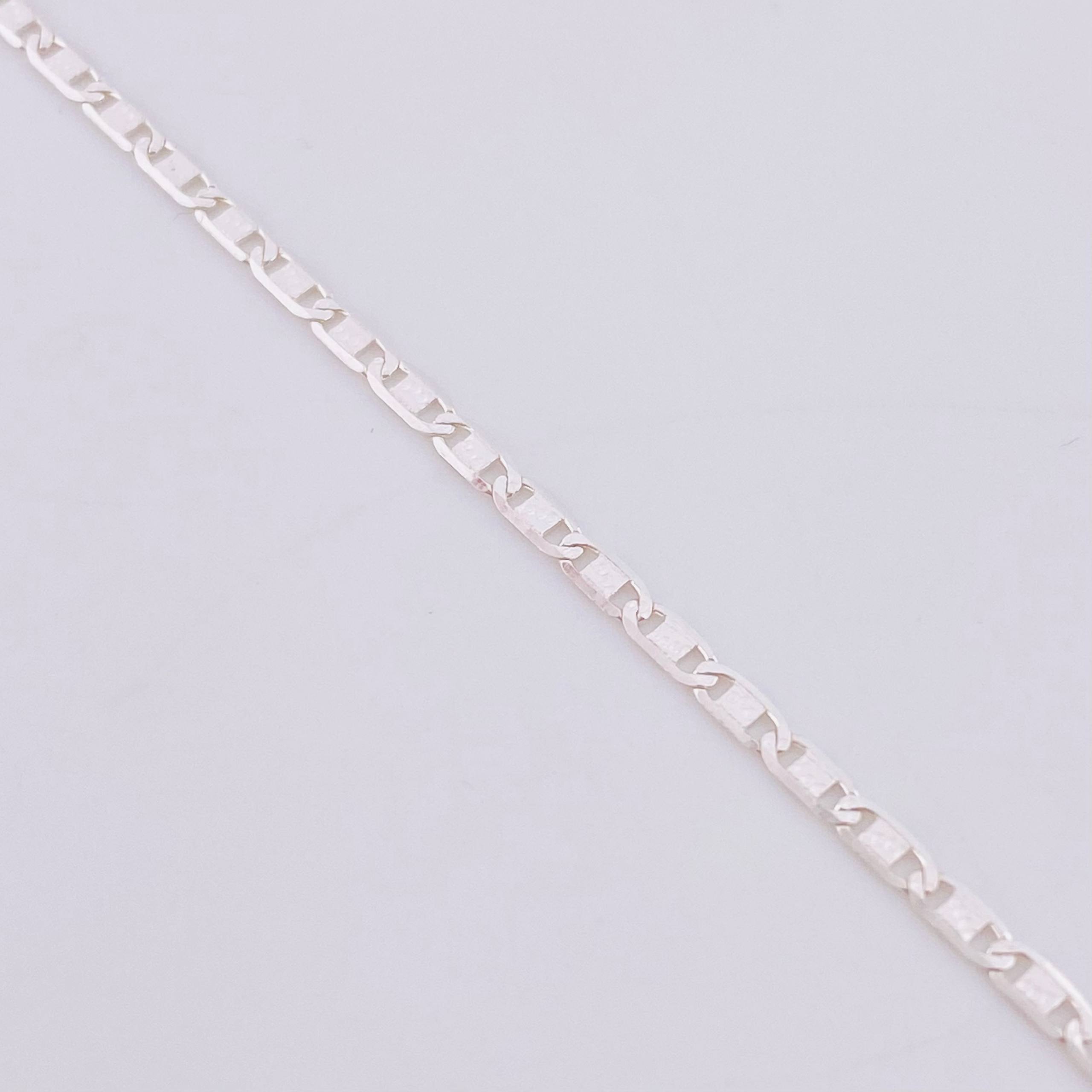 Cadena Escalera Plana 2.75 g / 50.5 cm / 2.05 mm Plata 925