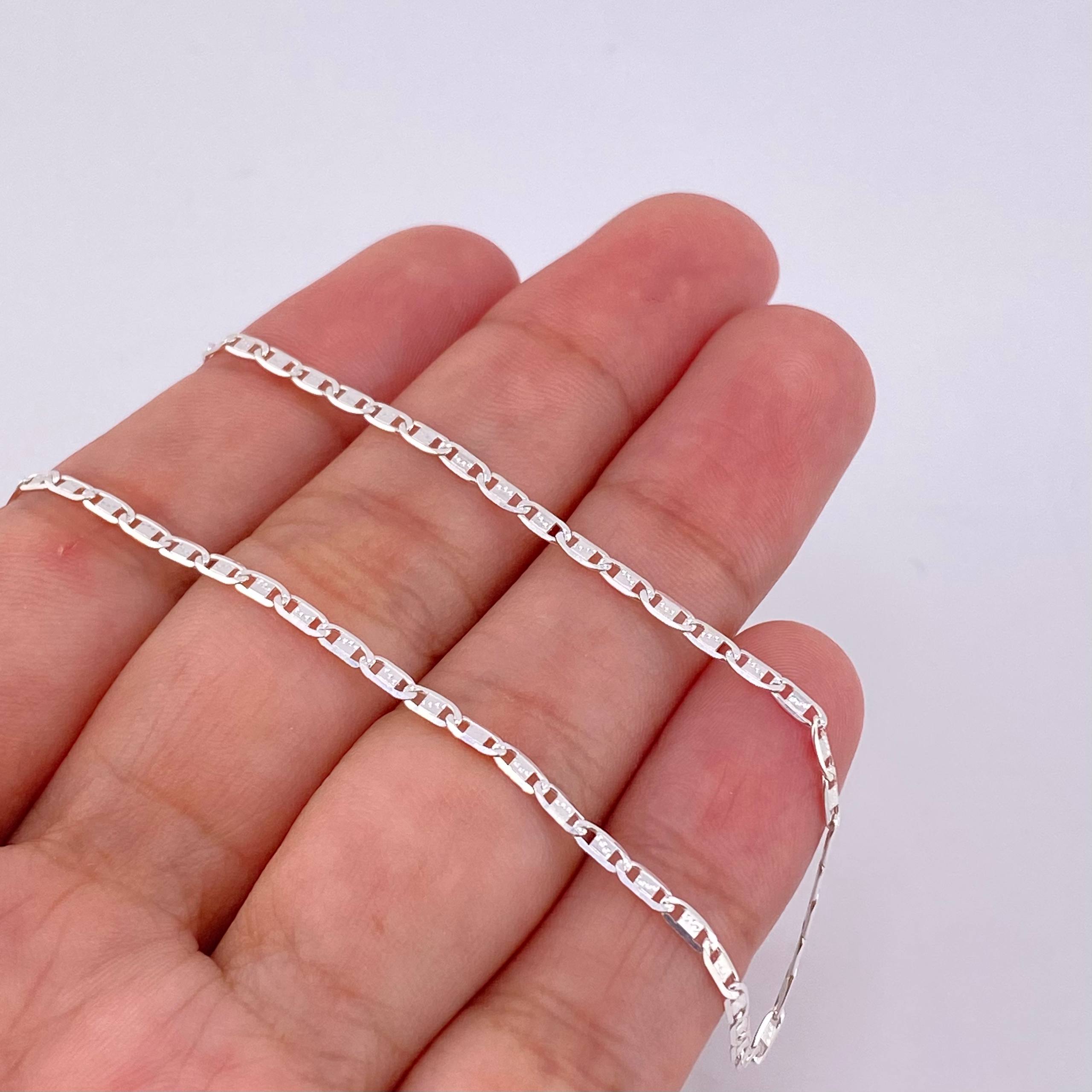 Cadena Escalera Plana 2.75 g / 50.5 cm / 2.05 mm Plata 925