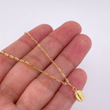 Set Cadena Aro Seguido + Dije Virgen De Guadalupe / 2.15 g / 45.3 cm Oro Amarillo 18K