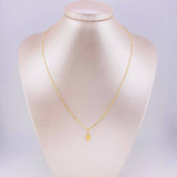 Set Cadena Aro Seguido + Dije Virgen De Guadalupe / 2.1 g / 45.3 cm Oro Amarillo 18K