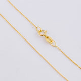 Set Cadena Veneciana + Dije Virgen De La Milagrosa / 1.25 g / 40 cm Oro Amarillo 18K
