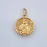 Dije San Judas Tadeo 0.85gr /  / 2.1cm / Oro Amarillo 18K &