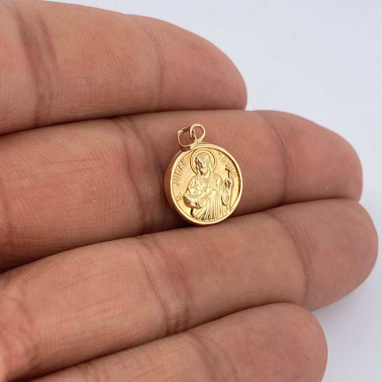 Dije San Judas Tadeo 0.85gr /  / 2.1cm / Oro Amarillo 18K &