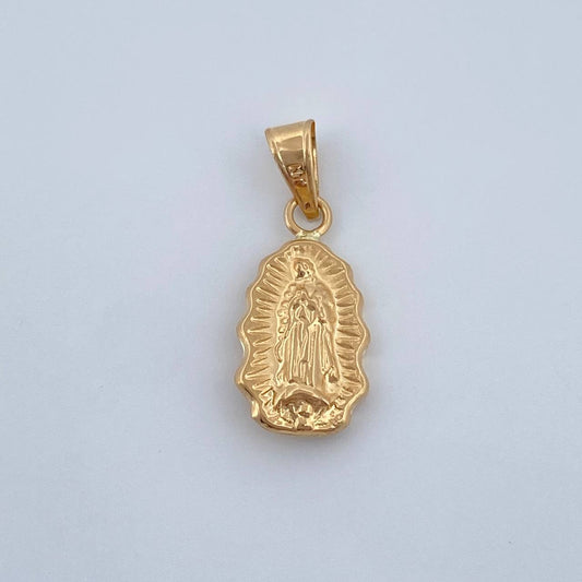 Dije Virgen De Guadalupe 0.55gr / 2cm / Oro Amarillo 18K &