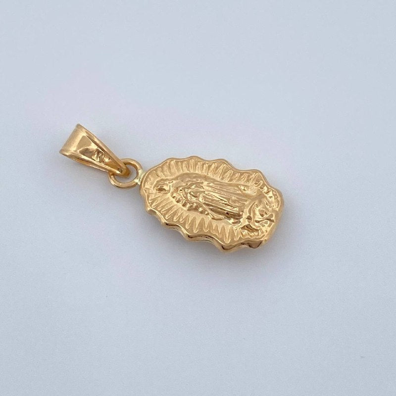 Dije Virgen De Guadalupe 0.55gr / 2cm / Oro Amarillo 18K &