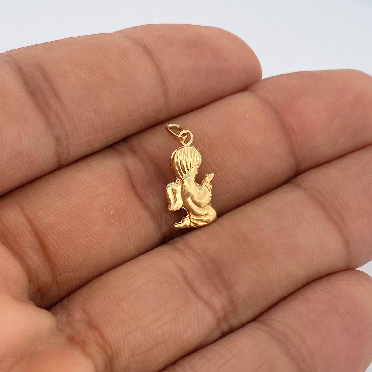 Dije Angel De La Guarda 0.5gr / 2.1cm / Oro Amarillo 18K &