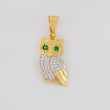 Dije Buho 2.4g / 3cm Oro Amarillo 18K