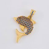 Dije Delfin tupido 2.5g / 3cm Oro Amarillo 18K