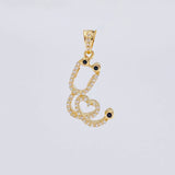 Dije Estetoscopio tupido corazon 2.4g / 2.5cm Oro Amarillo 18K