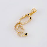 Dije Estetoscopio tupido corazon 2.4g / 2.5cm Oro Amarillo 18K