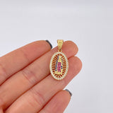 Dije Canasta virgen guadalupe 3.65g / 3.2cm Oro Amarillo 18K