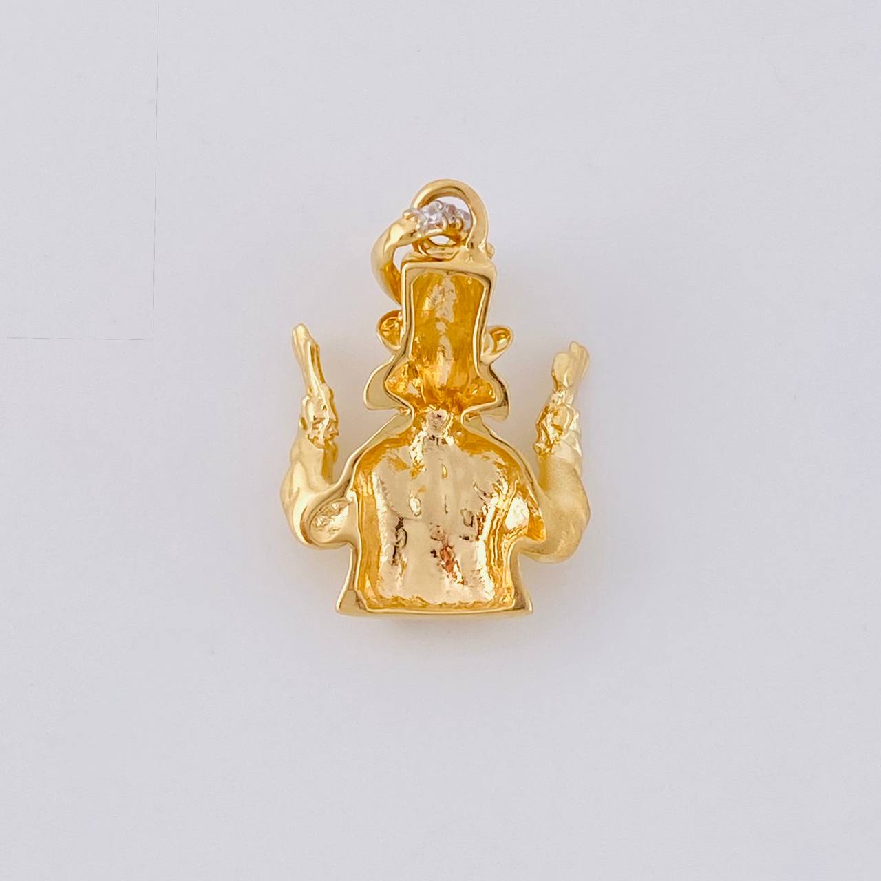 Dije Pato pistolas 2.4g / 2.5cm Oro Amarillo 18K