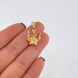 Dije Pato pistolas 2.4g / 2.5cm Oro Amarillo 18K