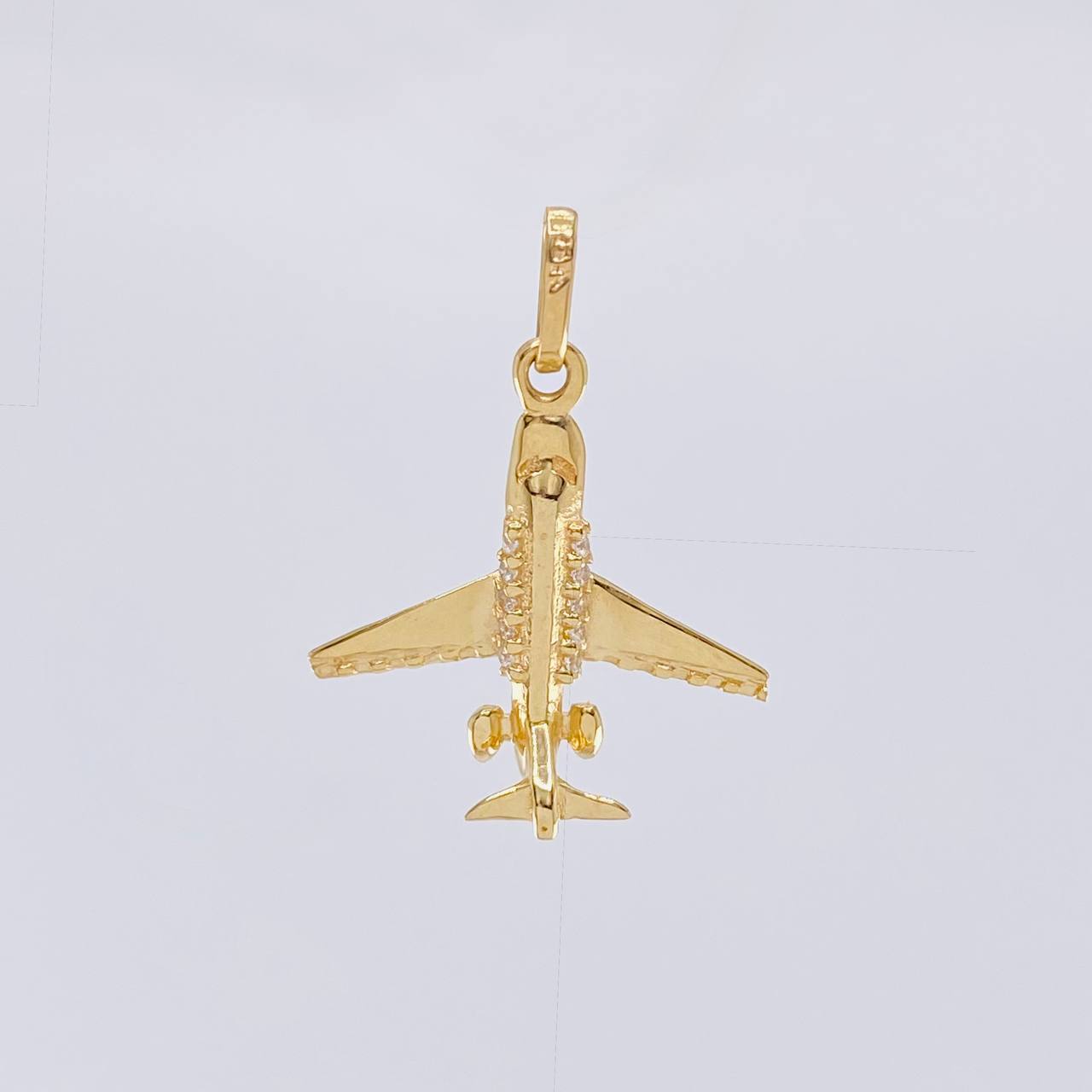 Dije Avion 1.2g / 2.2cm Oro Amarillo 18K