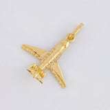Dije Avion 1.2g / 2.2cm Oro Amarillo 18K