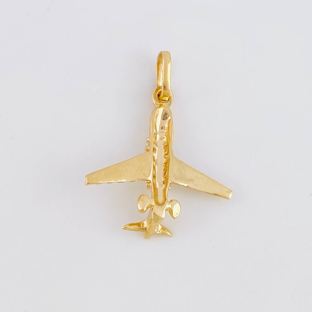 Dije Avion 1.2g / 2.2cm Oro Amarillo 18K