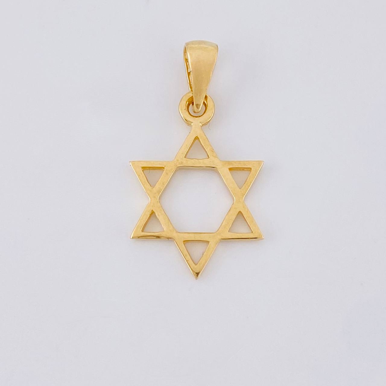 Dije Estrella de david 1.25g / 2.4cm Oro Amarillo 18K