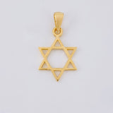 Dije Estrella de david 1.3g / 2.5cm Oro Amarillo 18K