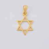 Dije Estrella de David 1.3g / 2.5cm Oro Amarillo 18K