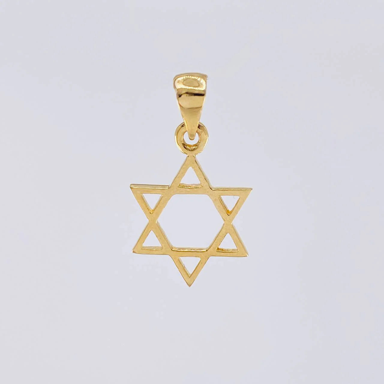 Dije Estrella de David 1.3g / 2.5cm Oro Amarillo 18K