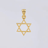 Dije Estrella de David 1.3g / 2.5cm Oro Amarillo 18K