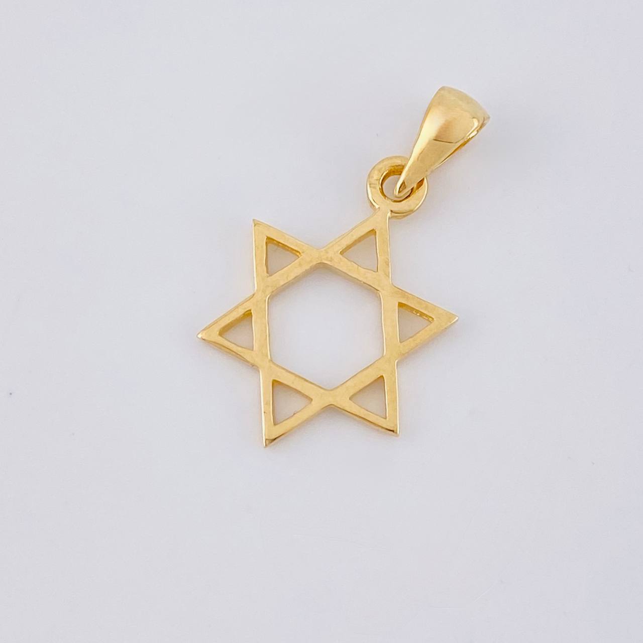 Dije Estrella de david 1.3g / 2.5cm Oro Amarillo 18K