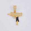 Dije mini uzi 3.9g / 3.2cm Oro Amarillo 18K