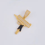 Dije mini uzi 3.9g / 3.2cm Oro Amarillo 18K