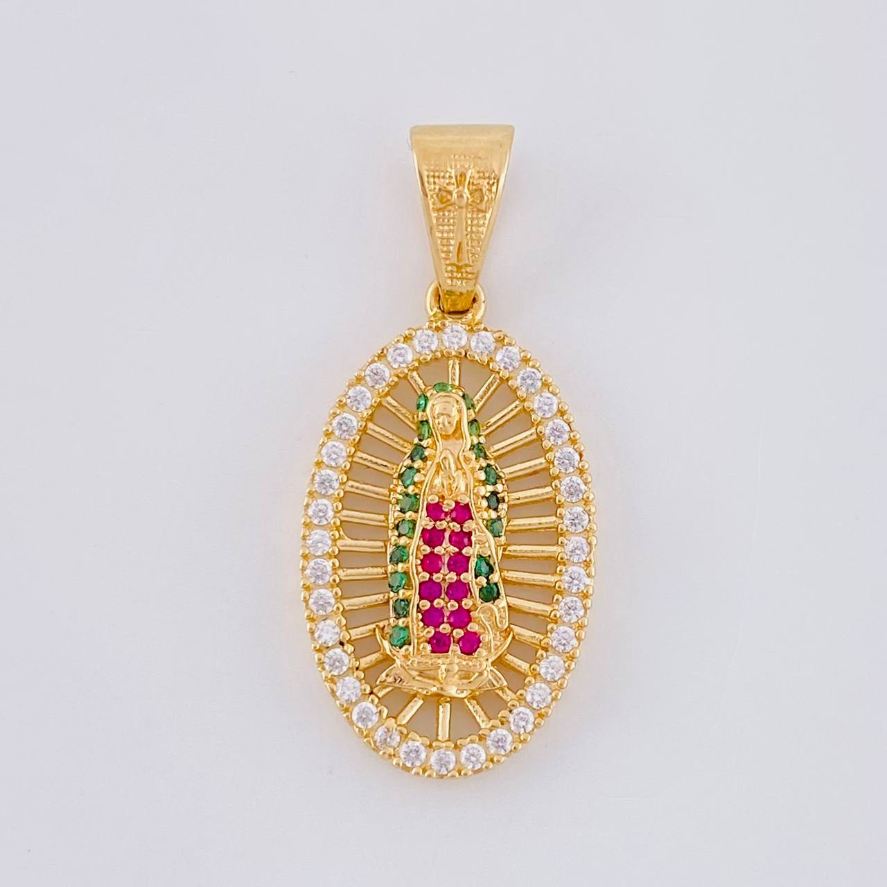Dije Virgen de guadalupe 3.65g / 3.2cm Oro Amarillo 18K