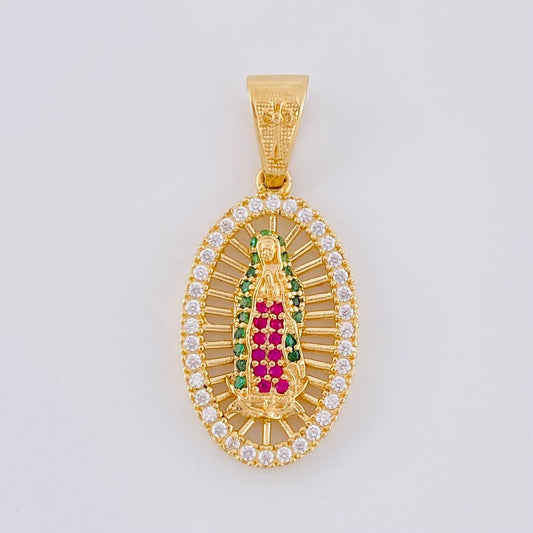 Dije Virgen de guadalupe 3.65g / 3.2cm Oro Amarillo 18K